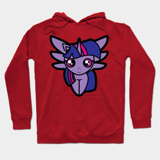 Twilight Sparkle as a Alicorn Tooniefied Hoodie by Tooniefied